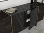 Hanah Home Veyron Negro y Oro